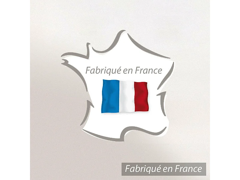 Drap plat uni 240x310 cm pur percale PRIMO Blanc