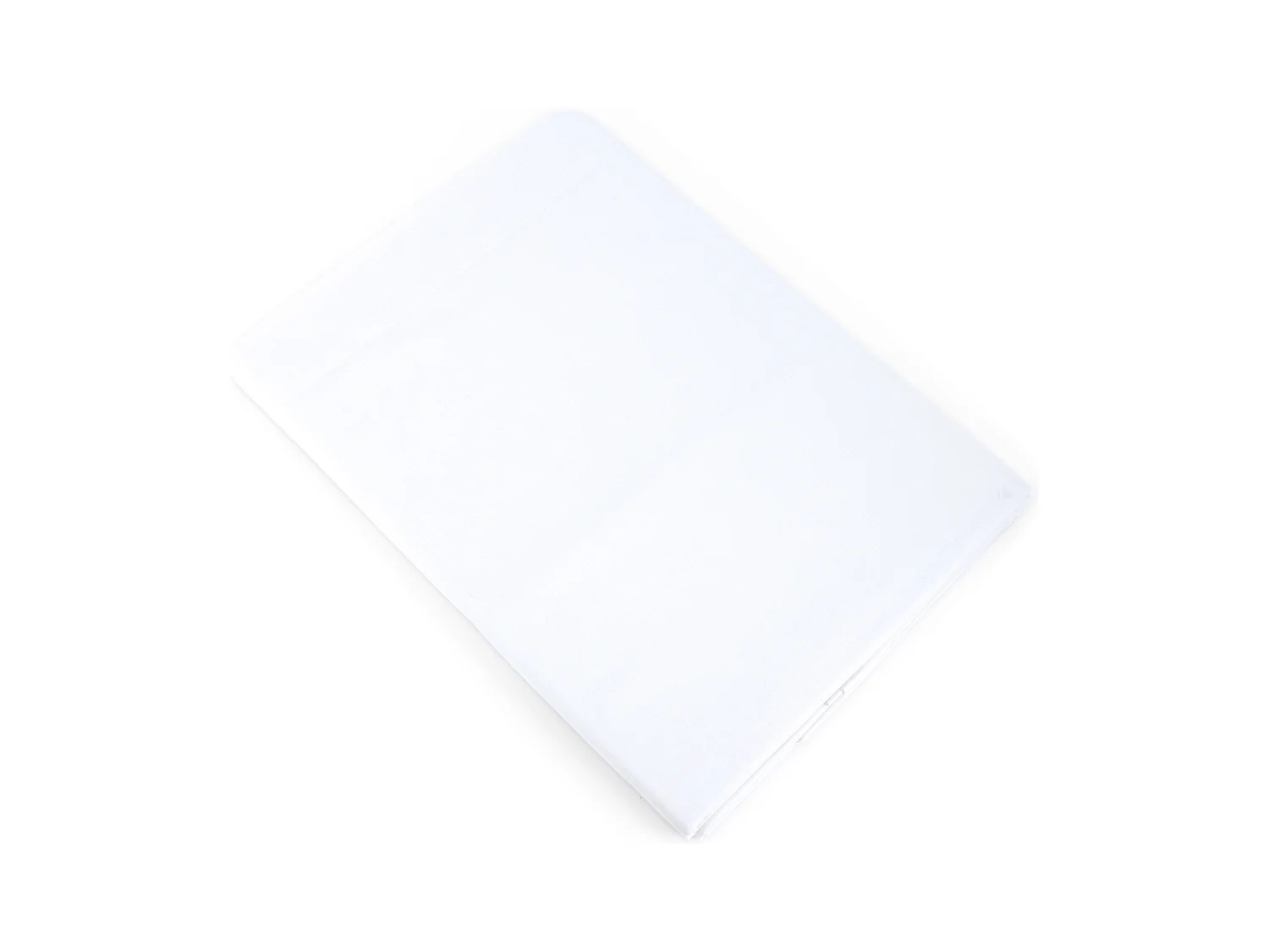 Drap plat uni 270x310 cm pur percale PRIMO Blanc