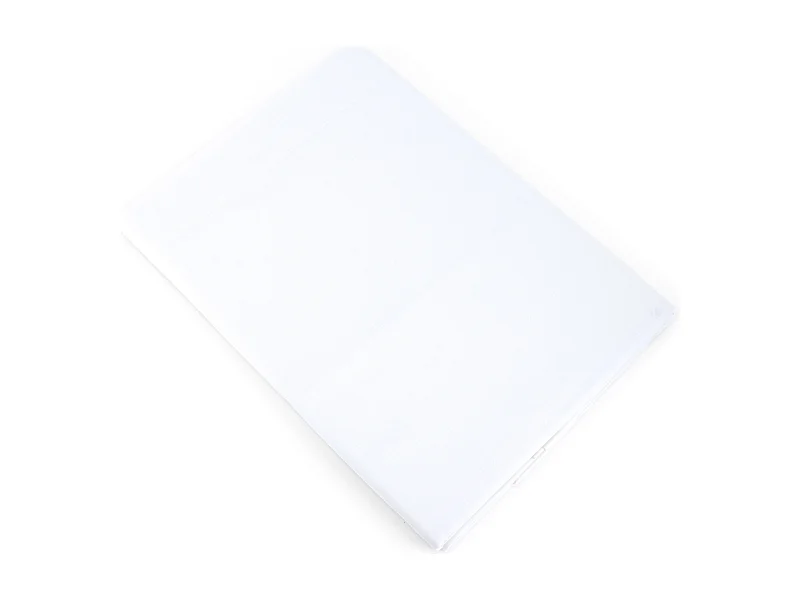 Drap plat uni 270x310 cm pur percale PRIMO Blanc