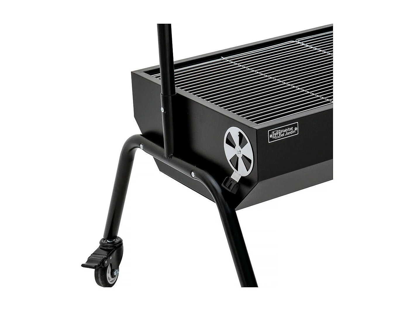 Rôtissoire charbon avec broche électrique "Senator" - Noir