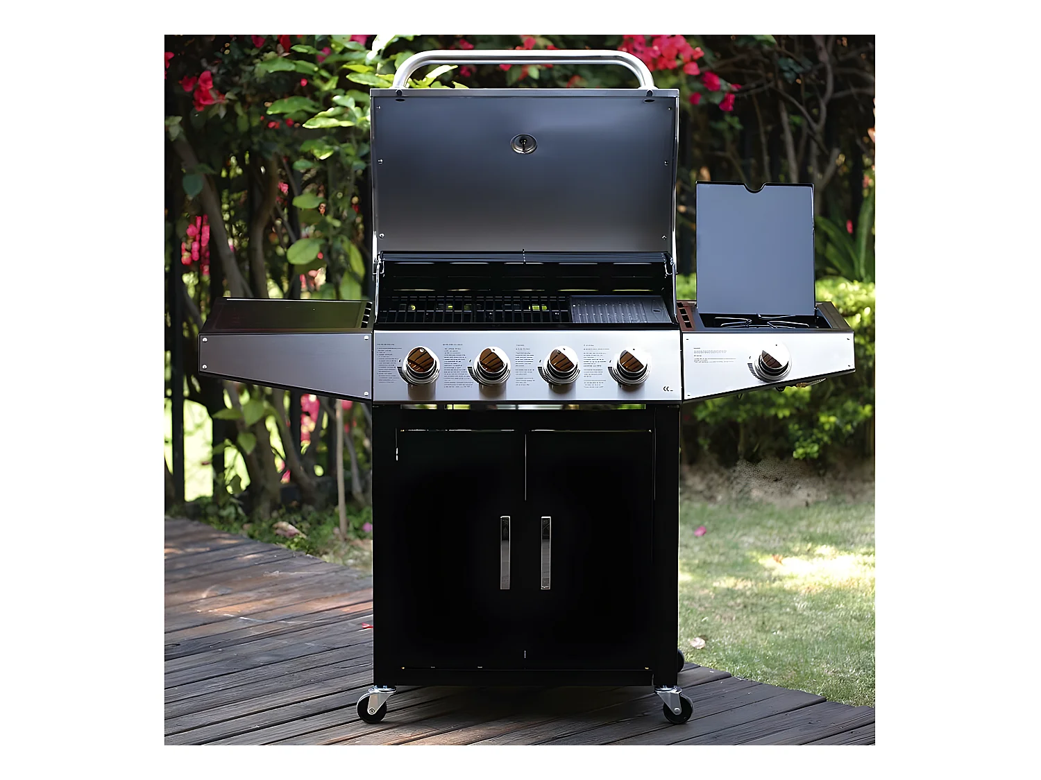 Barbecue gaz "Party 5" - 5 Brûleurs dont 1 latéral - 15.2 kW