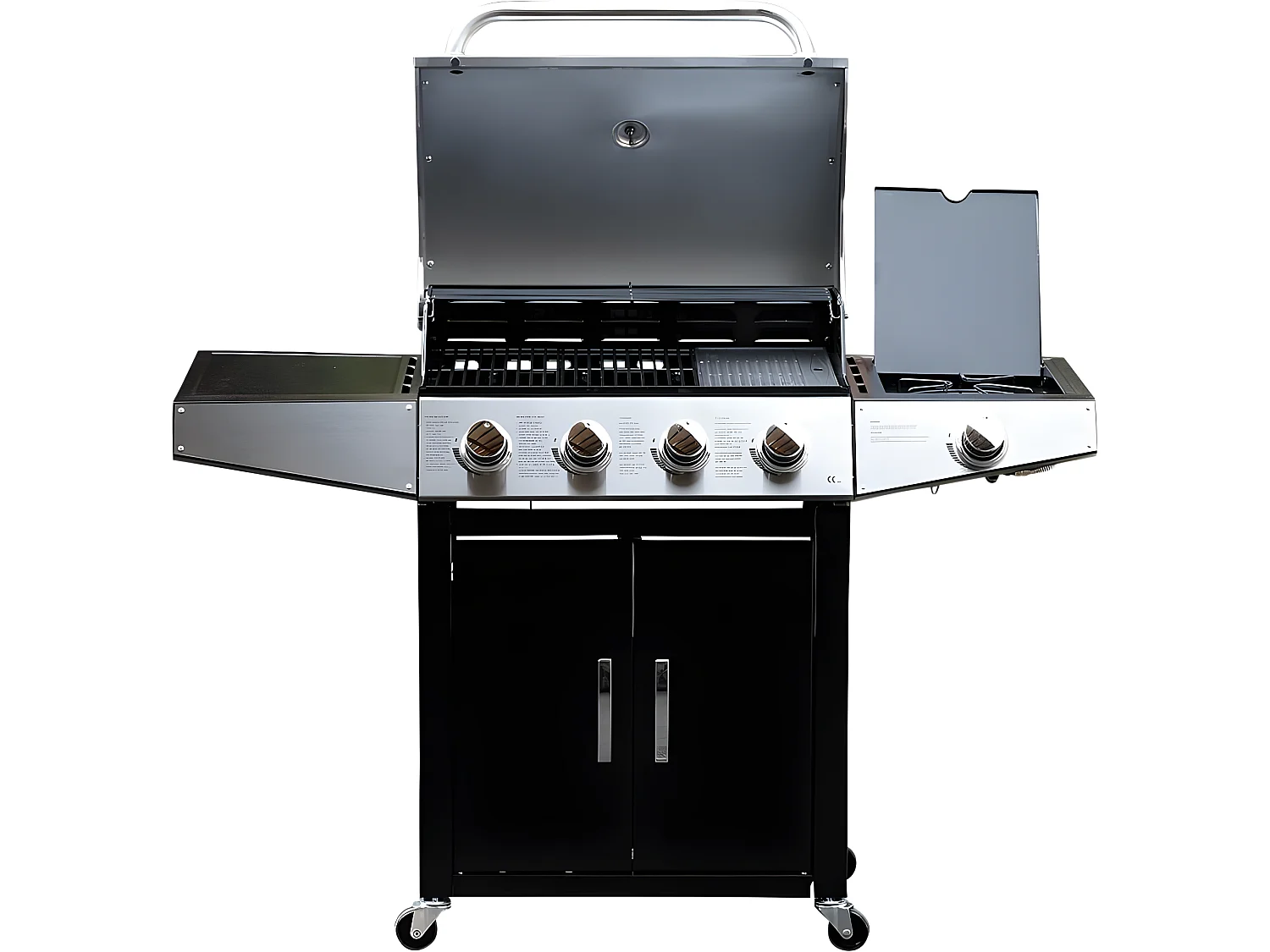 Barbecue a gas "Party 5" - 5 Piastre di cui 1 laterale - 15.2 kW