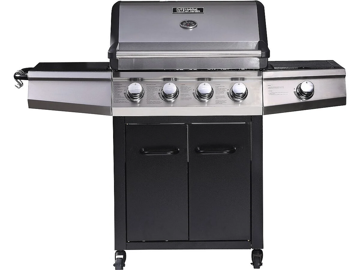 Grill gazowy "Bingo 5" - Czarny
