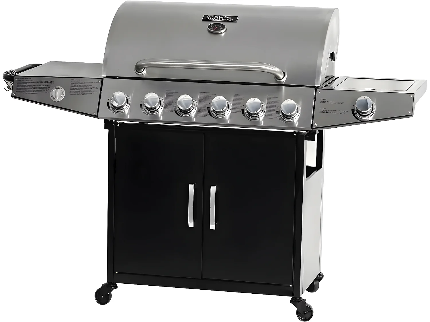 Barbecue gaz "Party 7" - 7 Brûleurs dont 1 latéral - 20.9 kW