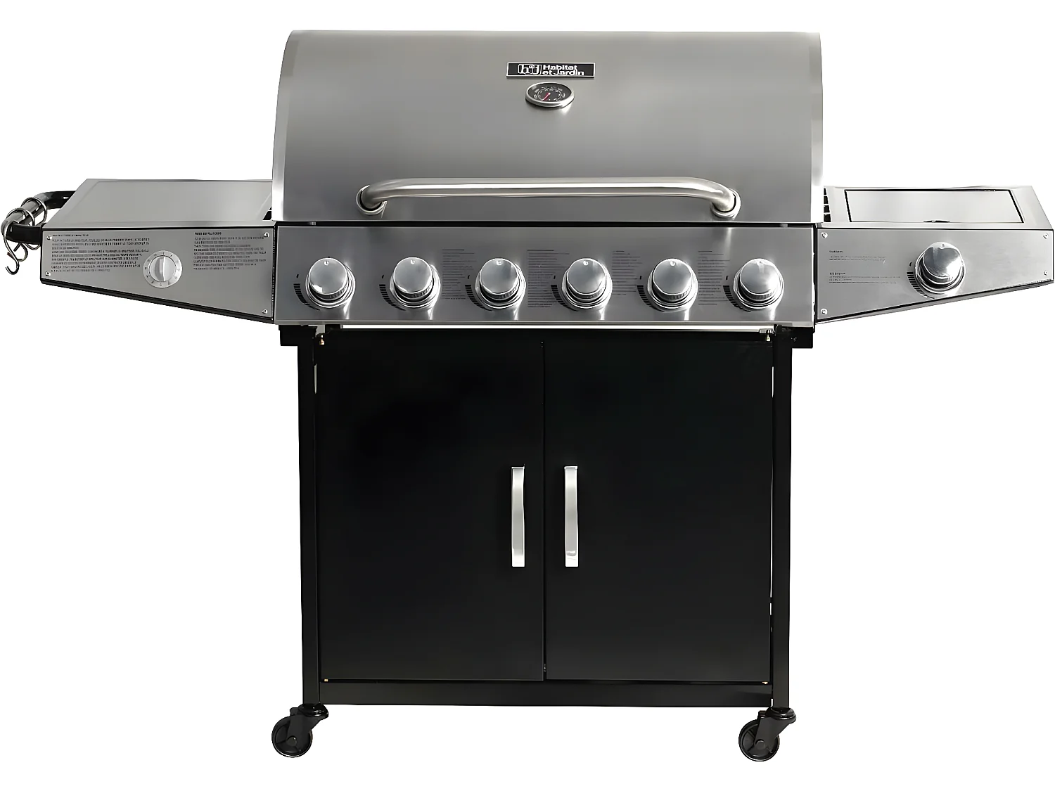 Barbecuegas "Party 6" - 7 branders waarvan 1 zijkant - 20,9 kW