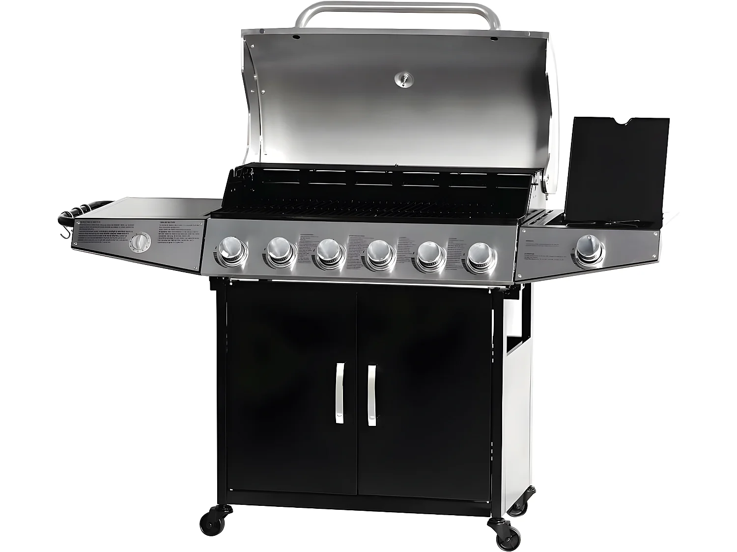 Barbecuegas "Party 6" - 7 branders waarvan 1 zijkant - 20,9 kW