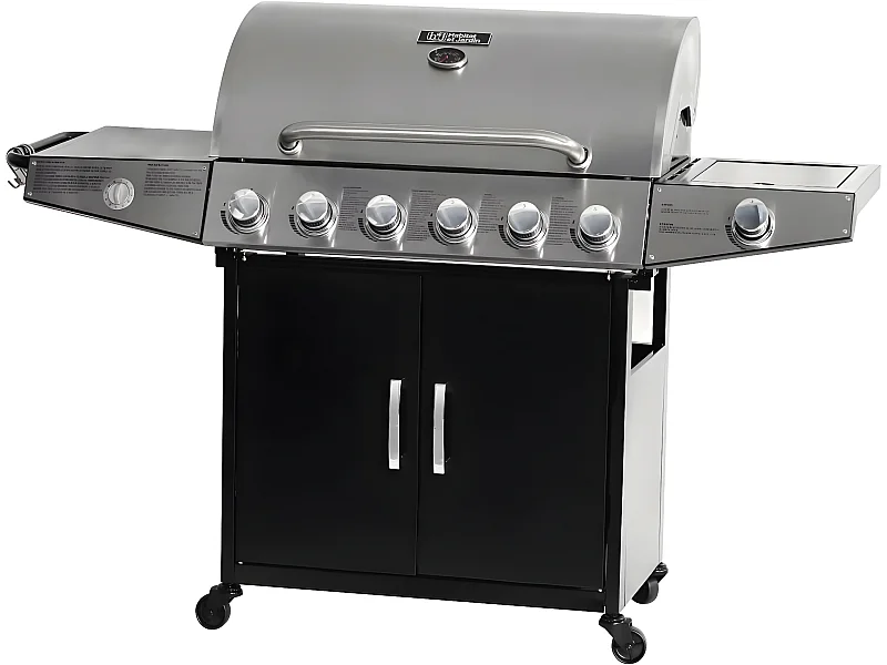 Barbecuegas "Party 6" - 7 branders waarvan 1 zijkant - 20,9 kW