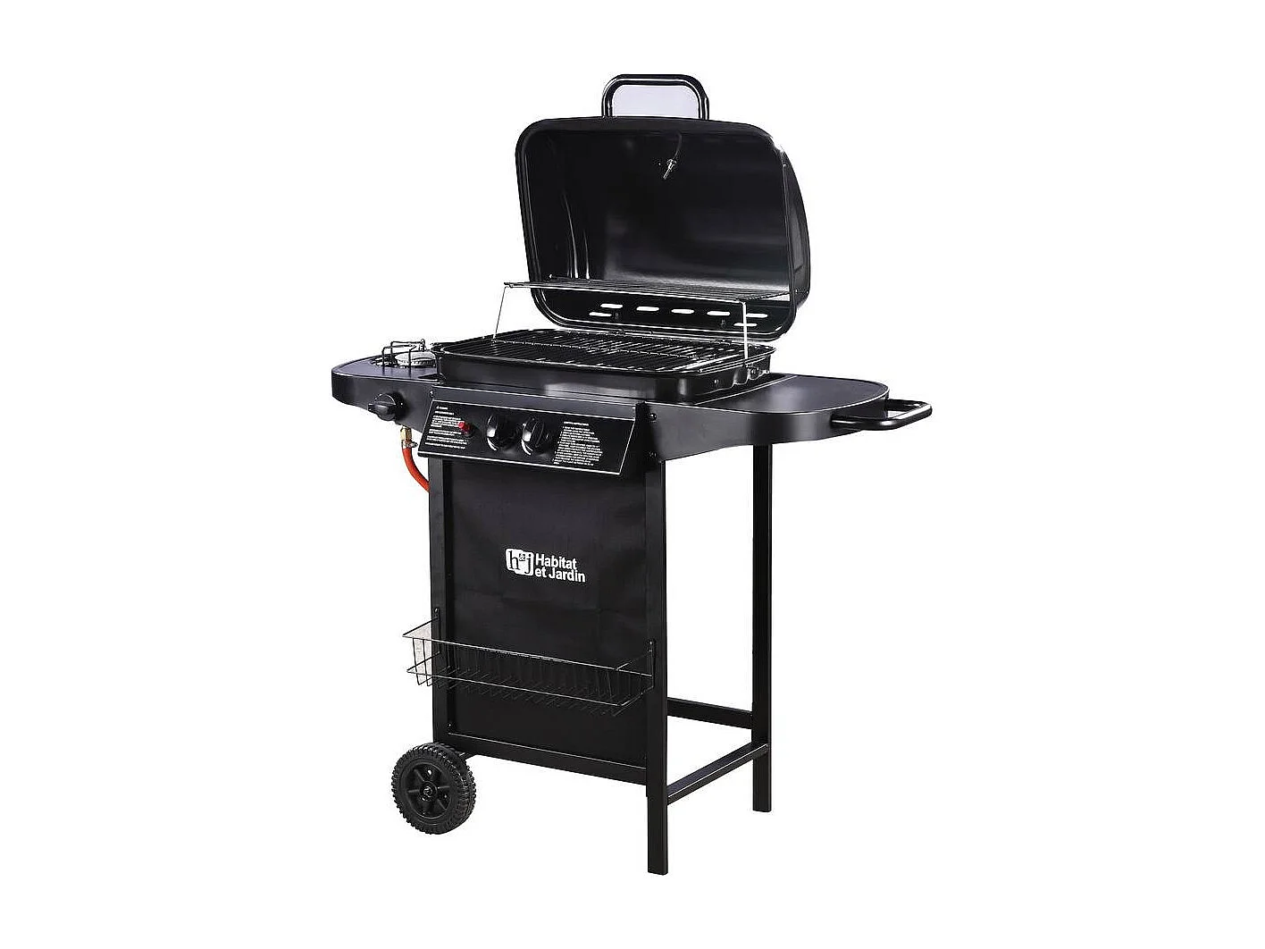 Grill gazowy "Party 3" - Czarny