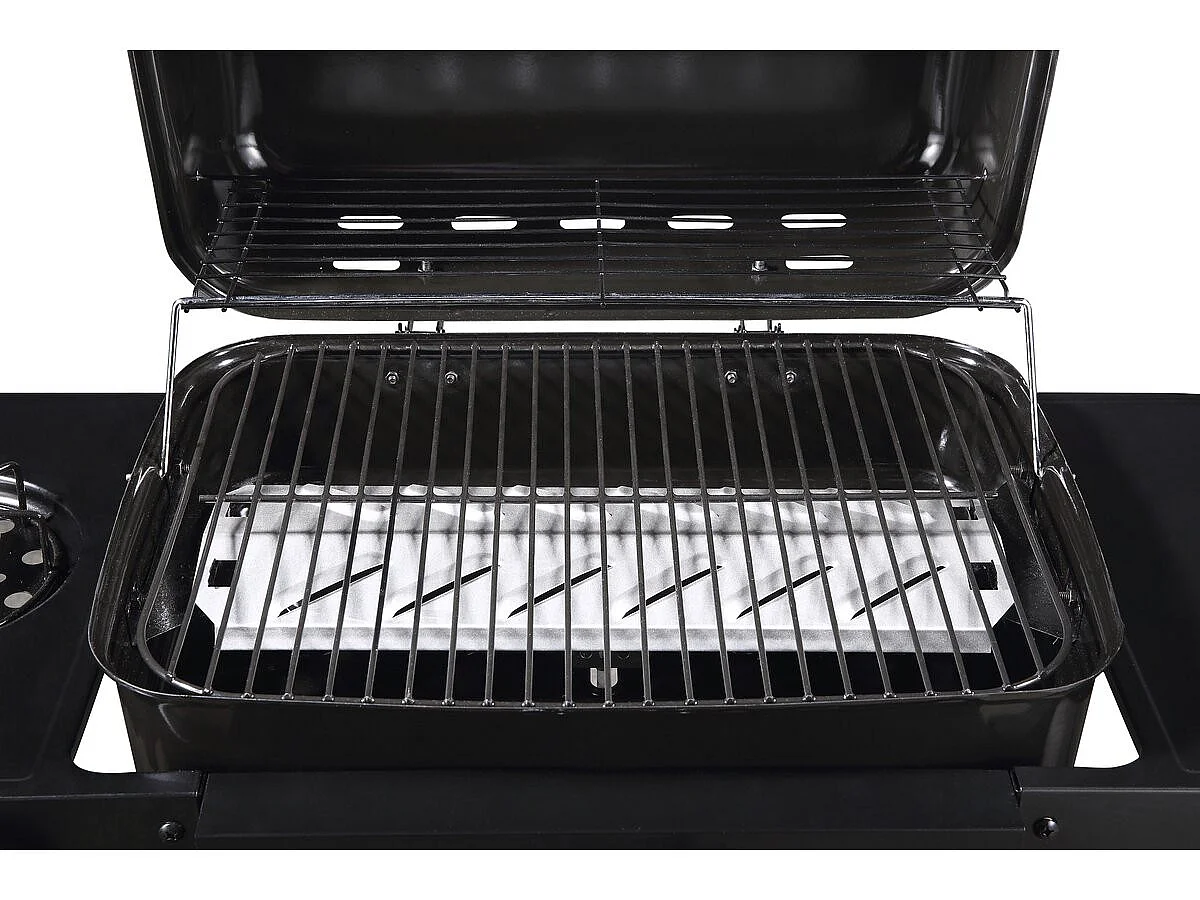 Babarcoa a gas "Party 3" - 3 quemadores (1 lateral) -  5,8kW - Negro