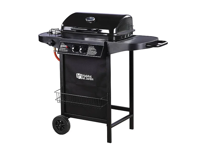 Grill gazowy "Party 3" - Czarny