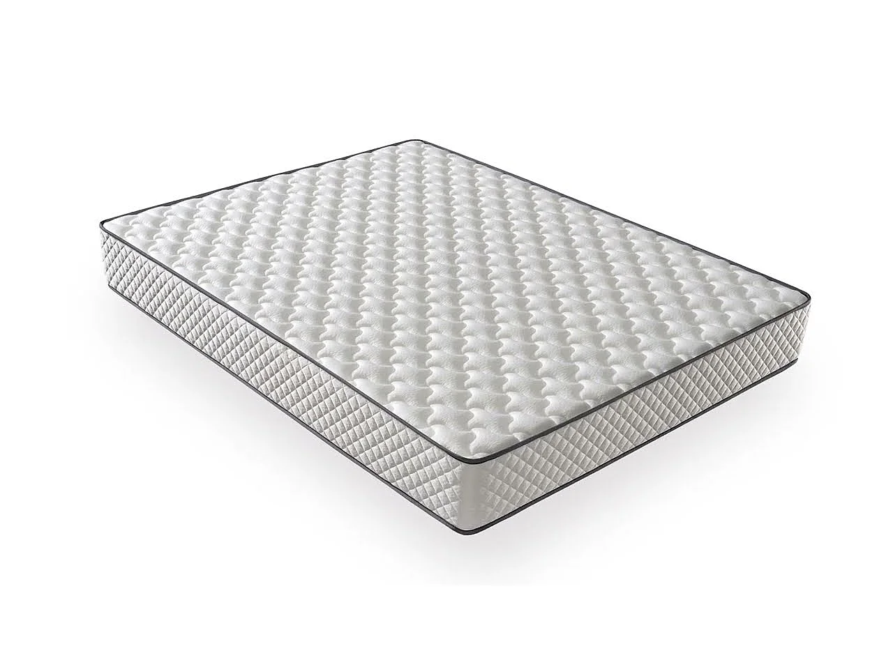 Ensemble matelas + sommier 90x190 cm | Extra Ferme | Double Face (Été-Hiver) | Soutien Équilibré, Parfait et Tonique | H20cm