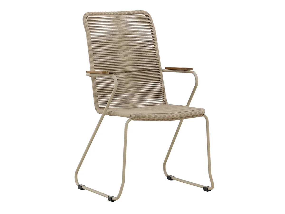 Bois Gartenstuhl beige.