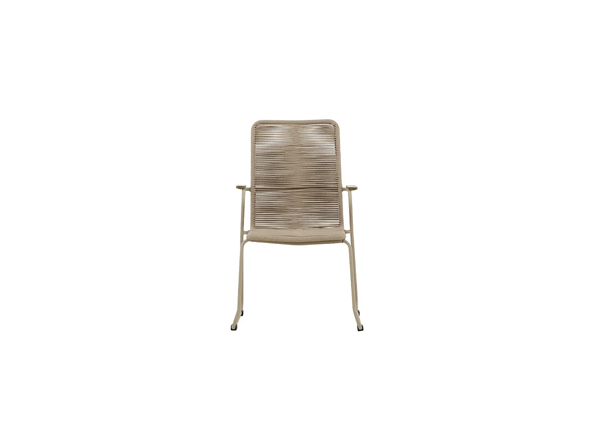 Bois Gartenstuhl beige.