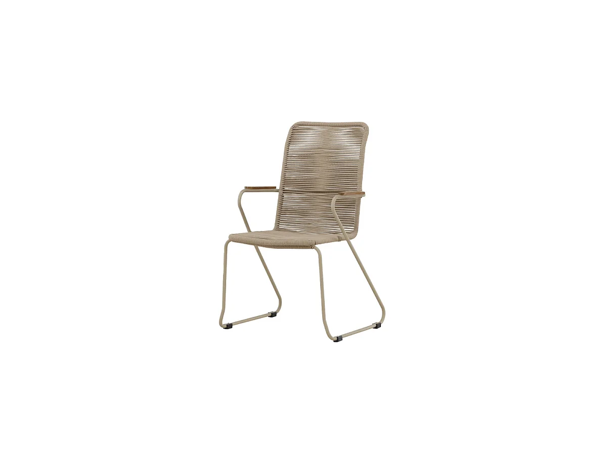 Bois Gartenstuhl beige.