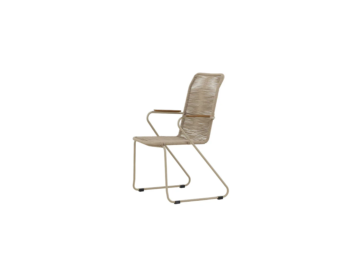 Bois Gartenstuhl beige.