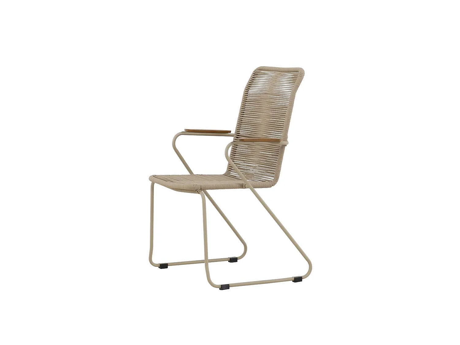 Bois Gartenstuhl beige.