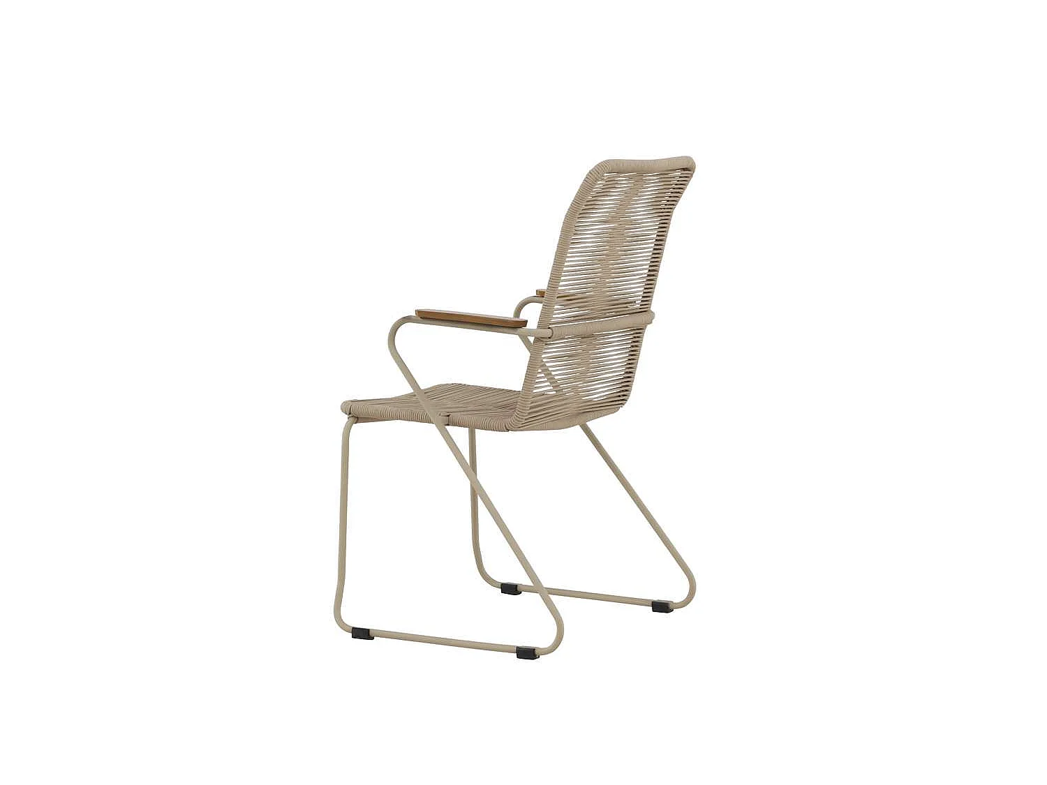 Bois Gartenstuhl beige.
