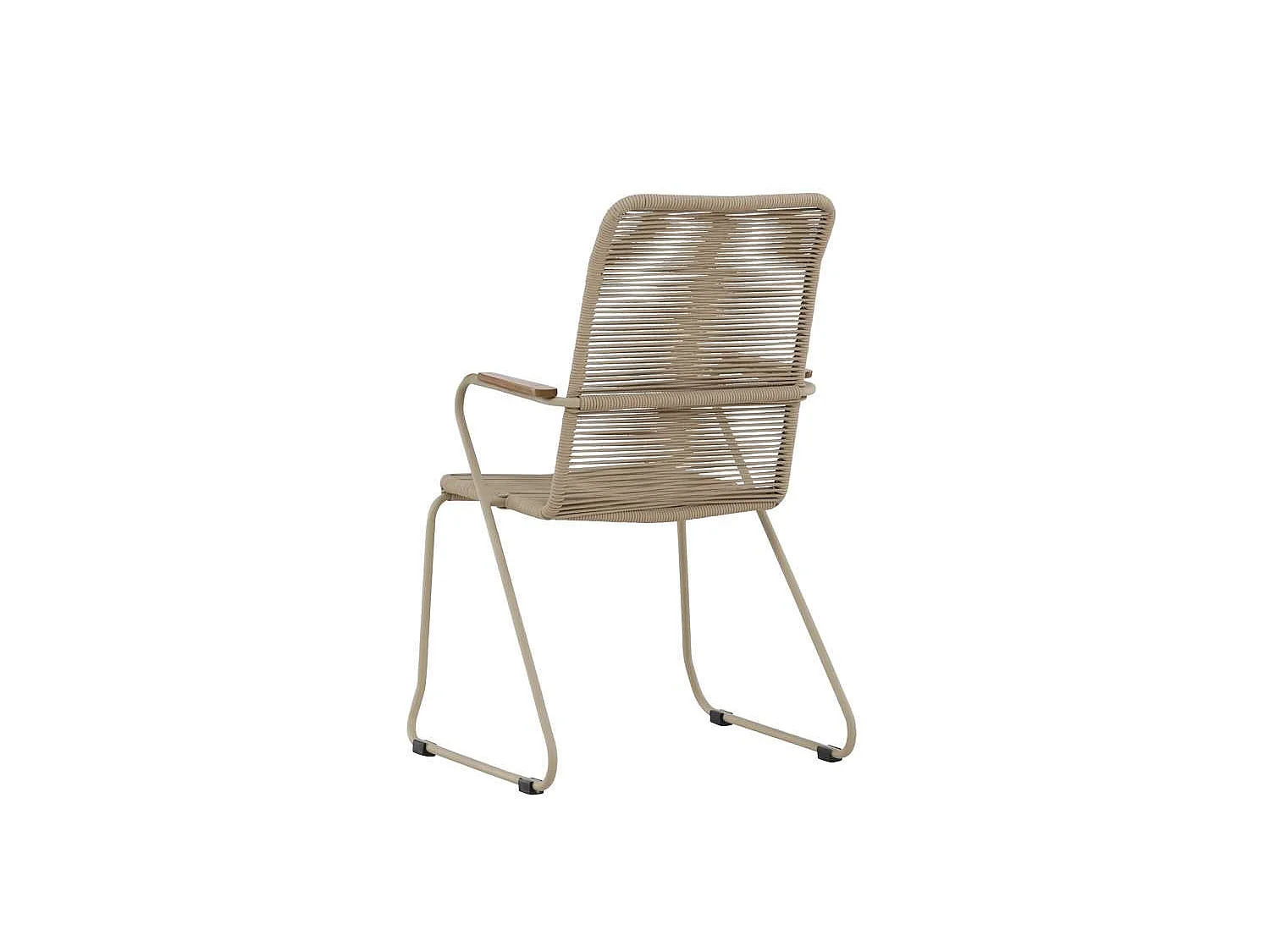 Bois Gartenstuhl beige.