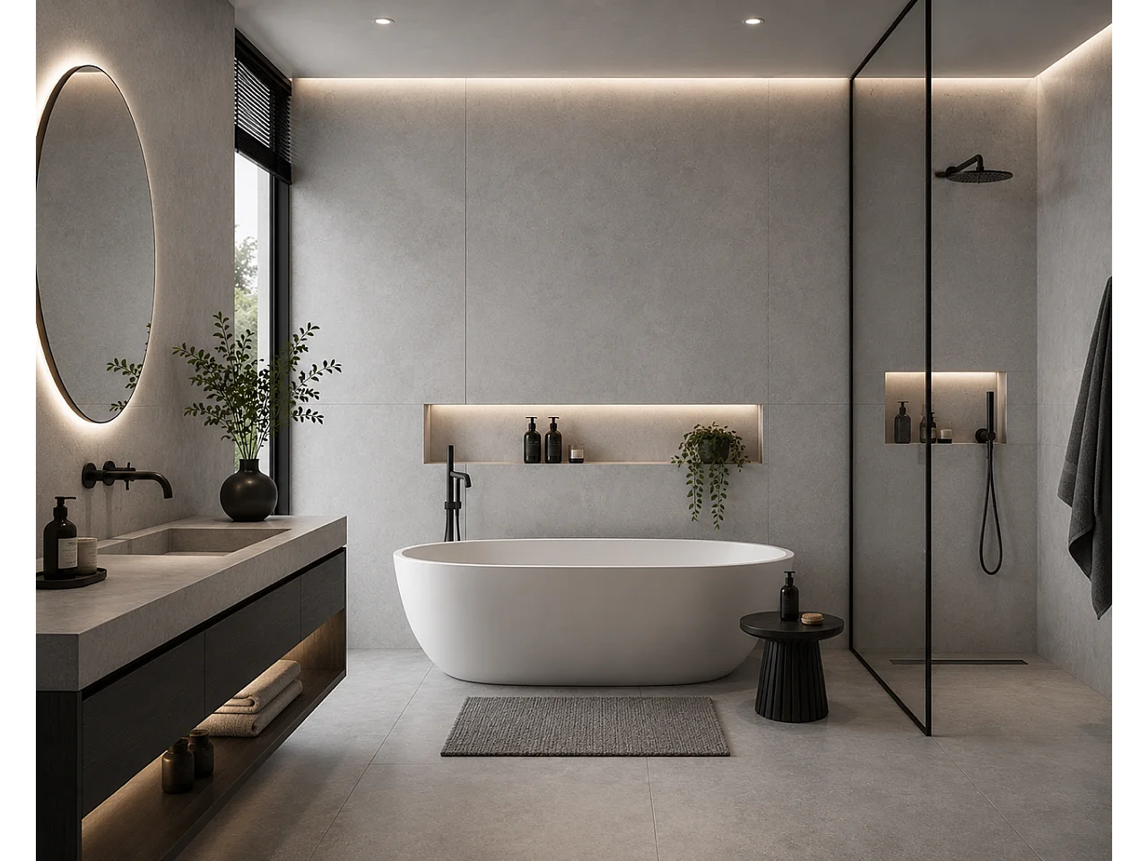 SPC 105 Plaque murale effet pierre mat 600 x 1200 mm