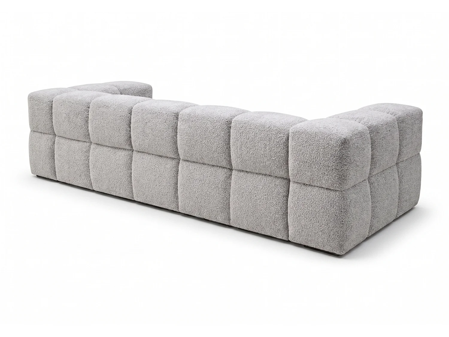 RUBI – sofa 3-osobowa z funkcją spania 150x202 cm, tkanina Anthology 15 jasnoszara