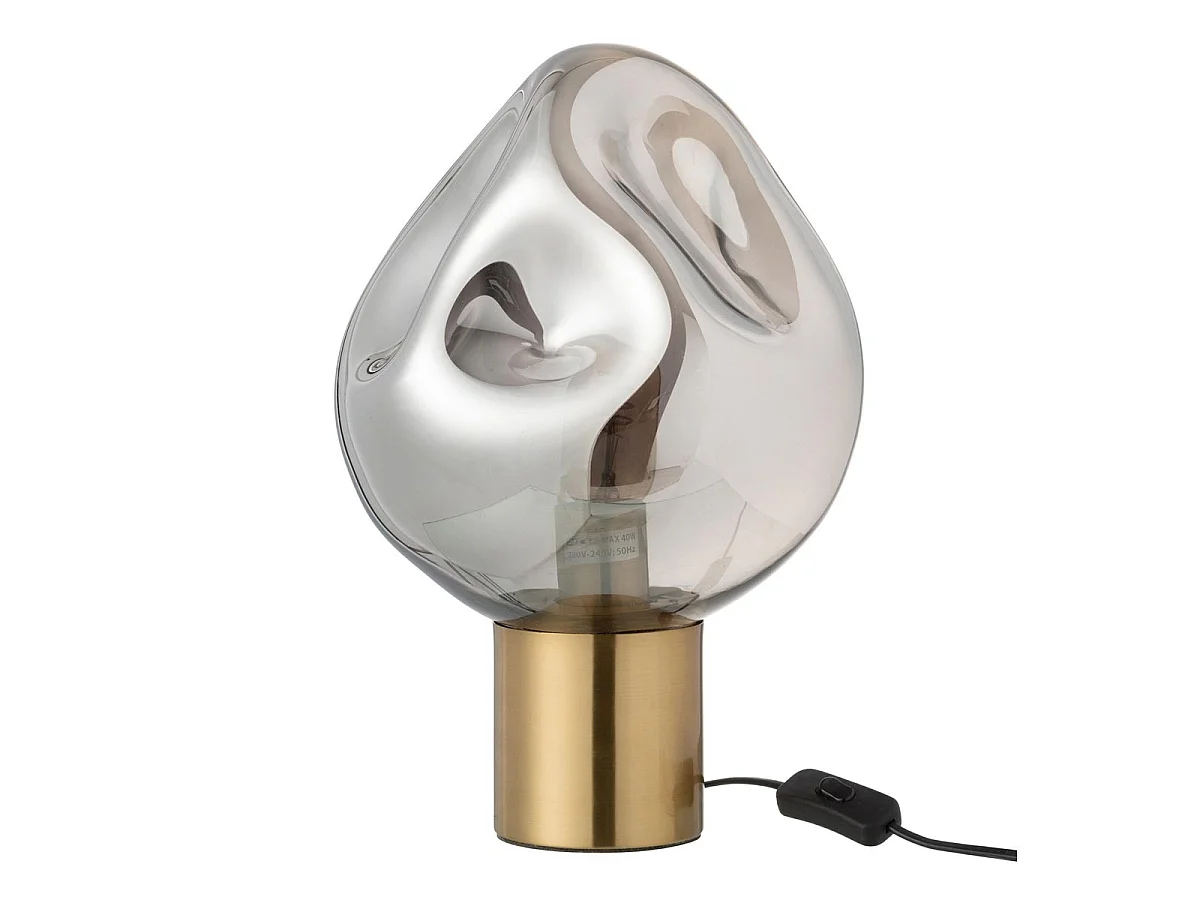 Lampe à Poser Design "Kerri" 38cm Gris