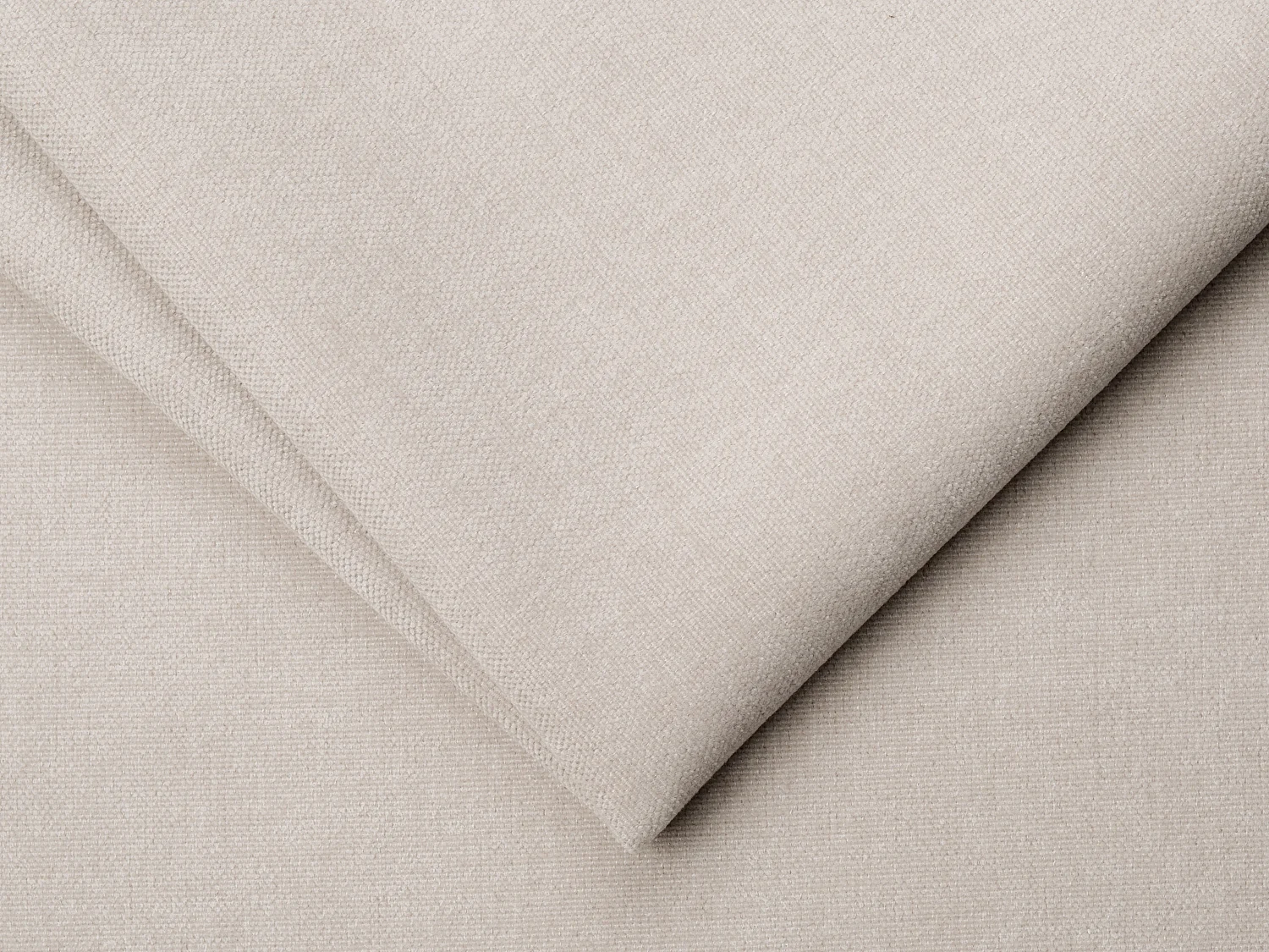 Canapé 3 places convertible express en tissu beige - couchage 140 cm - matelas 20 cm à mémoire de forme - MASITIA