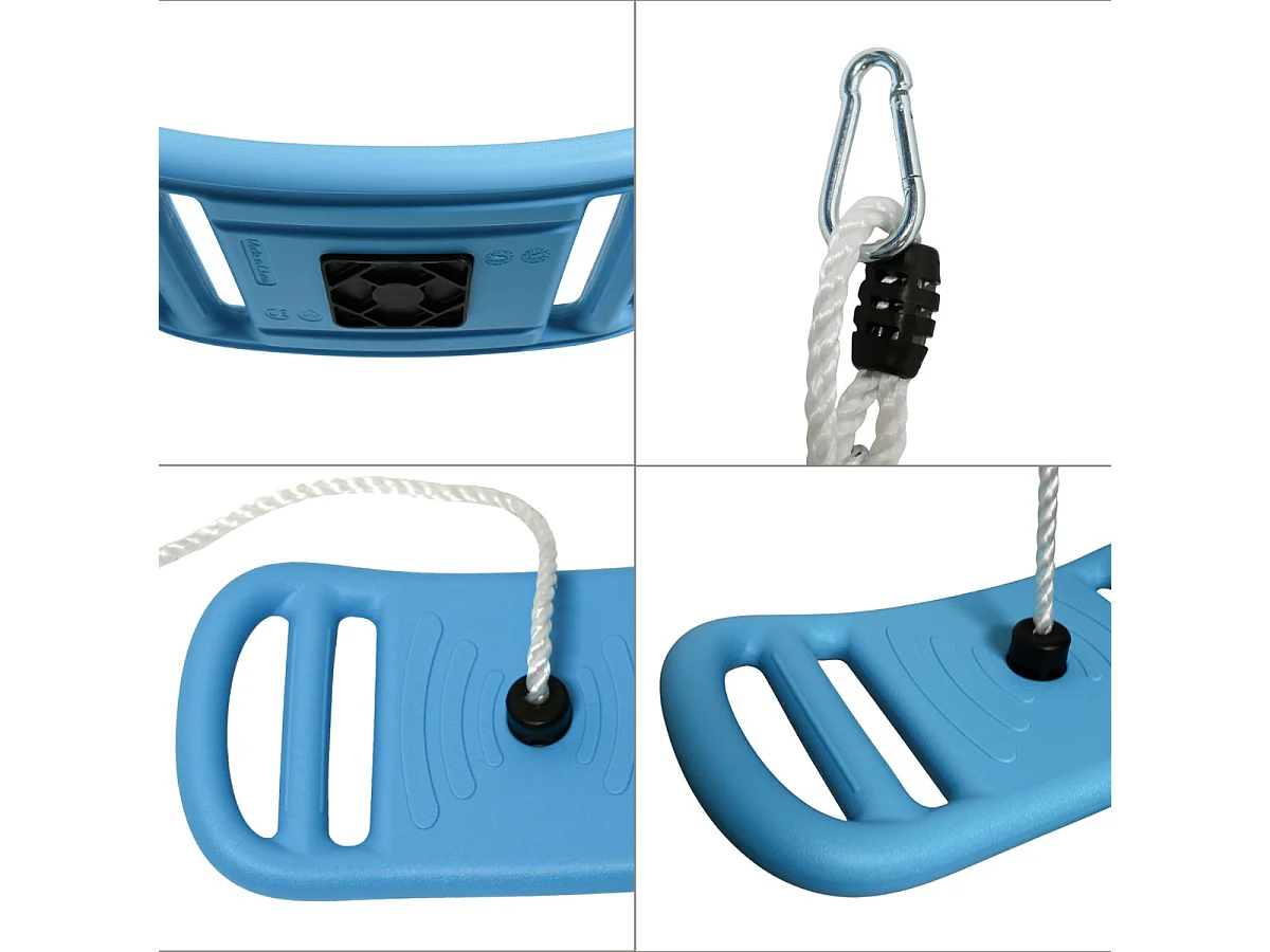 KANGUI Balançoire multifonction 3-en-1 bleue pour portique