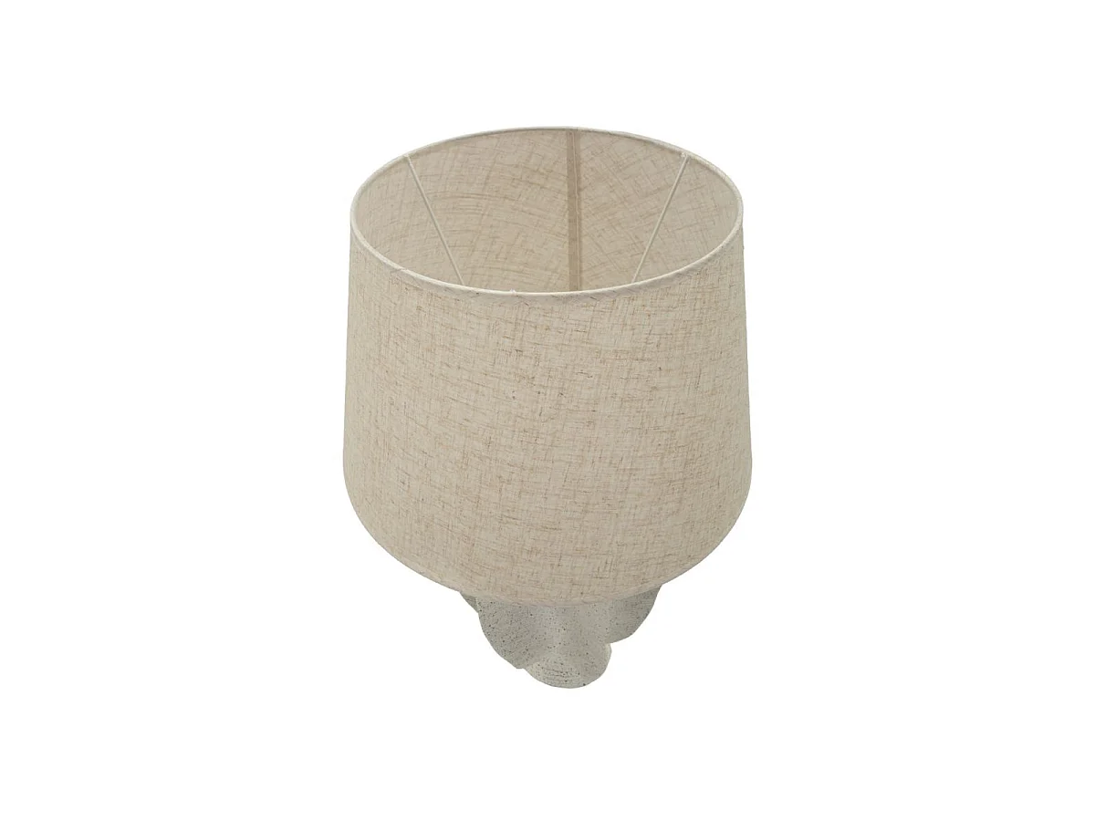 Lampe Design Moucheté "Ester" 63cm Ivoire