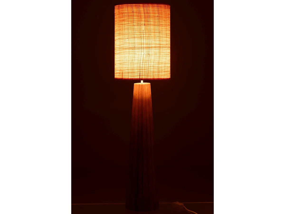 Lampe à Poser Parapluie en Bois "Ailanthus" 100cm Naturel