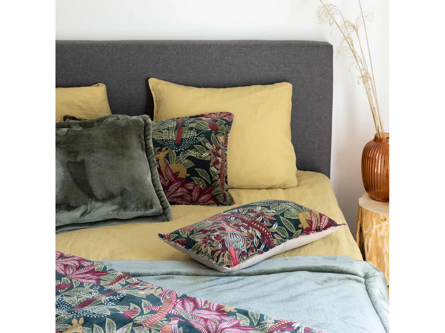 Plaid Tender thym 150 x 200 cm Vivaraise