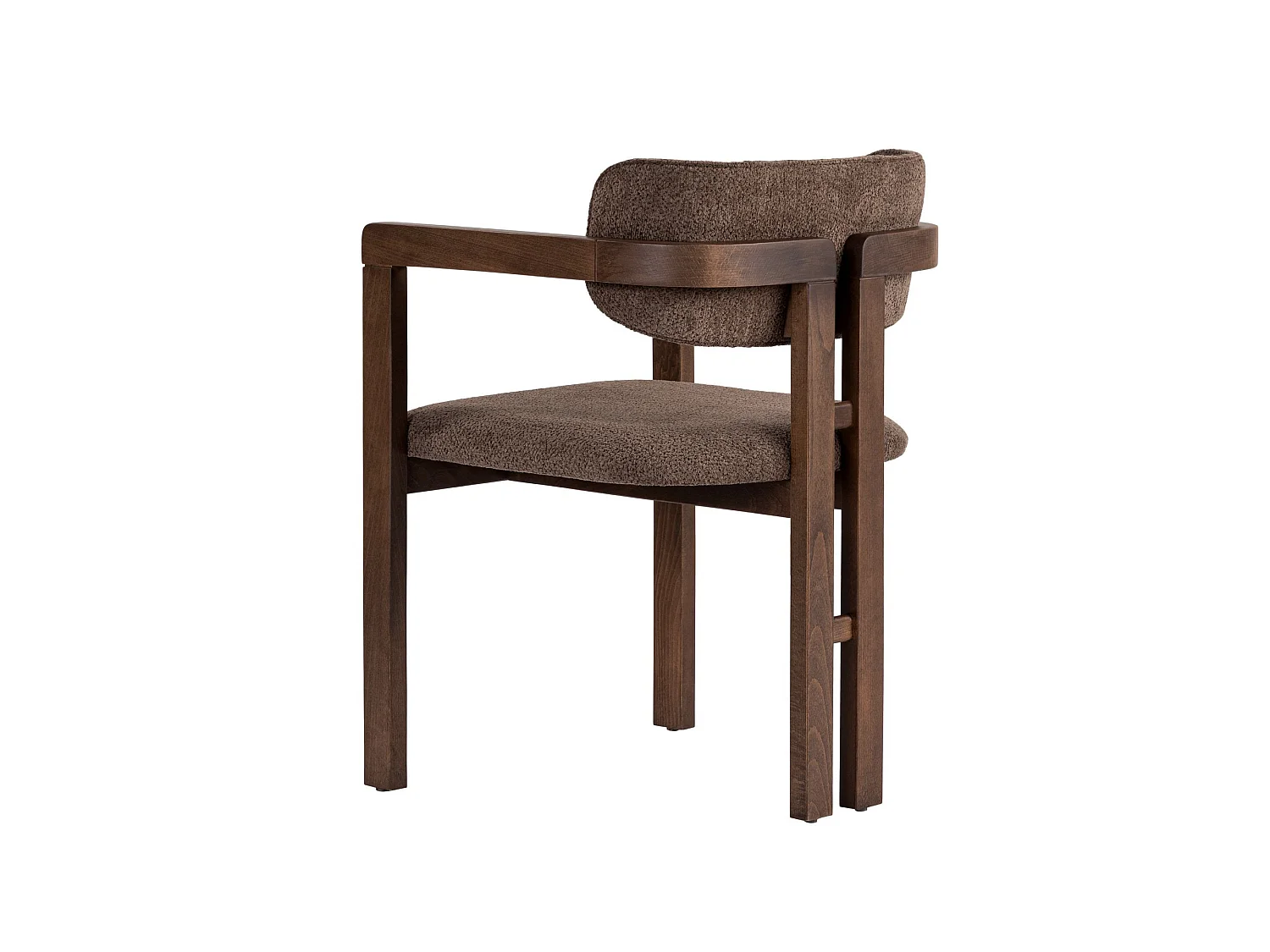 Lyxig Trästol "Toscana" - Brun / Mörk Valnöt - Elegant Komfort och Stiluttalande