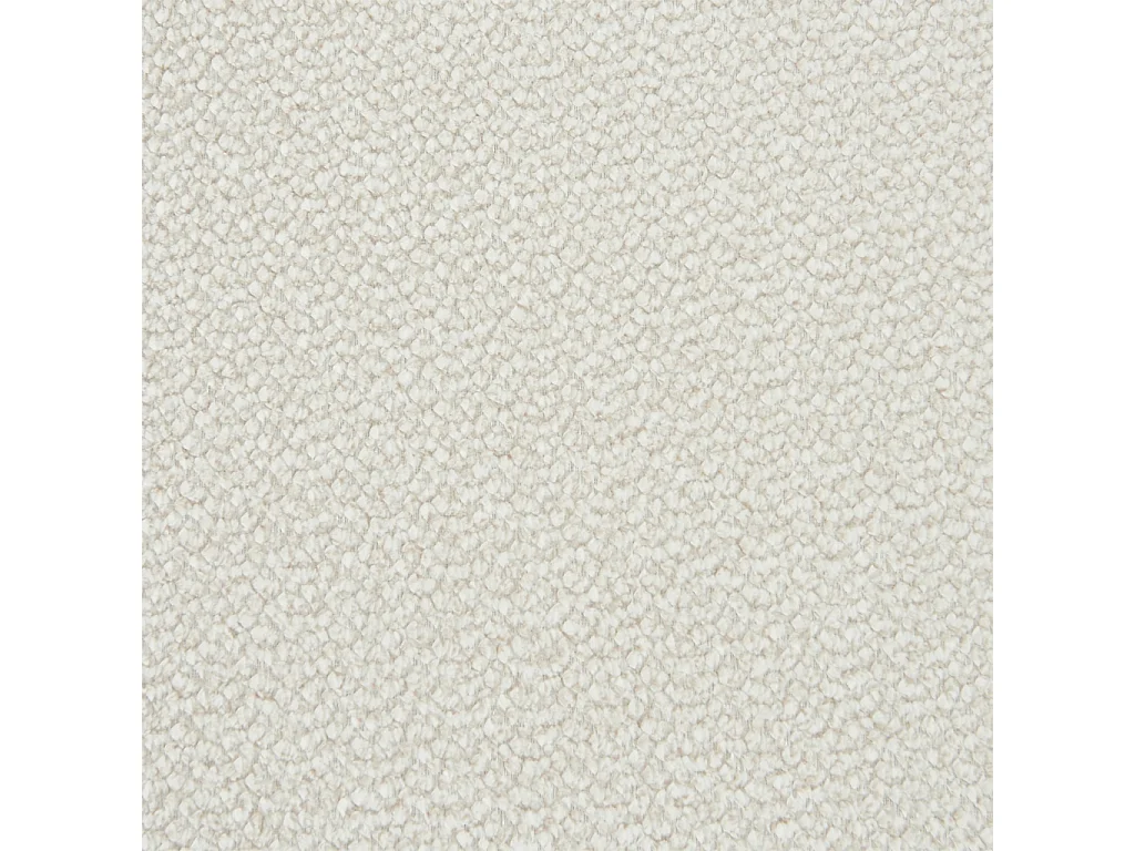 Fauteuil pour canapé modulable tissu chenille 1 place blanc - Movi