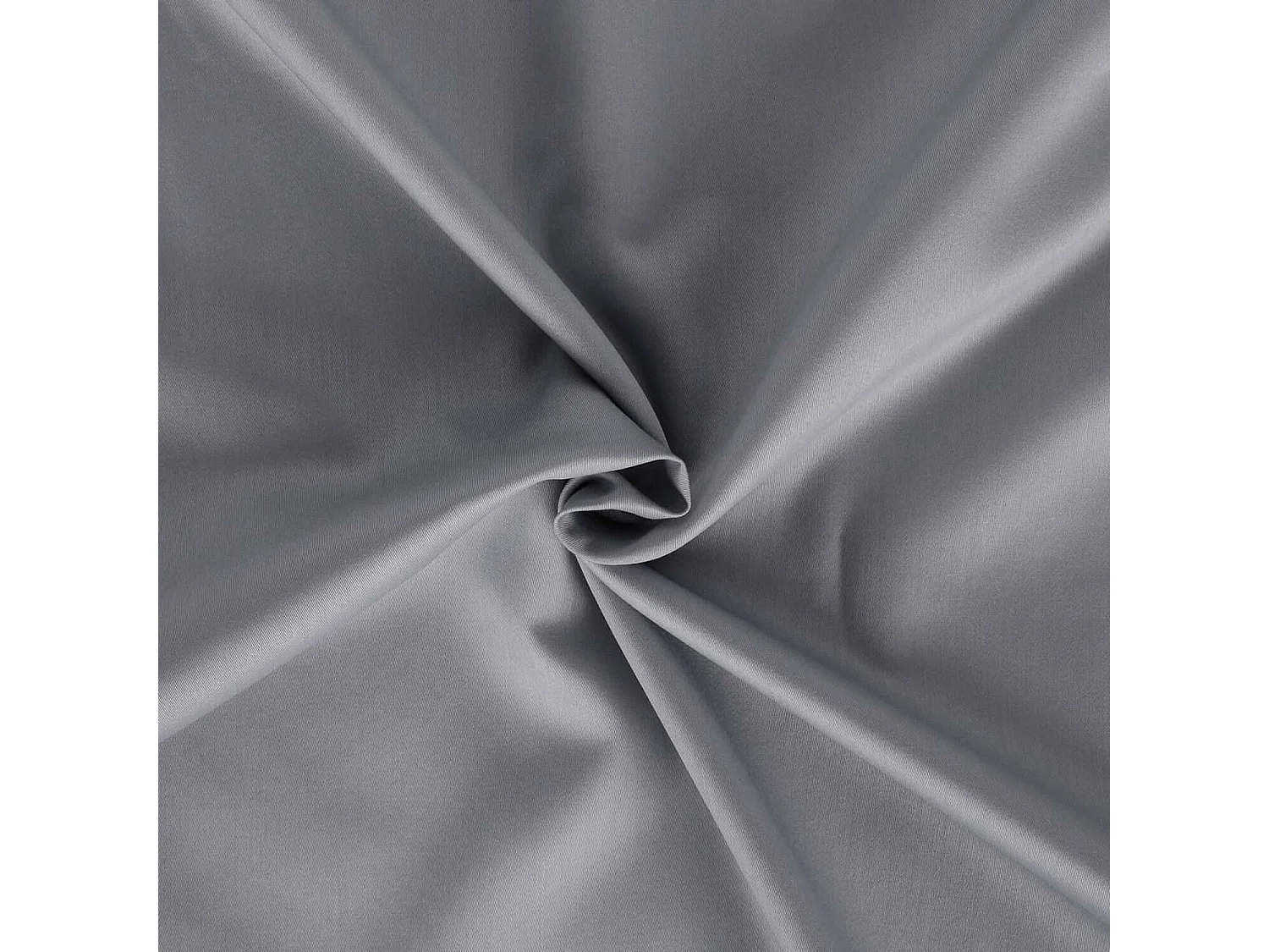 Parure housse de couette "Elegant" 100% Coton Uni Gris
