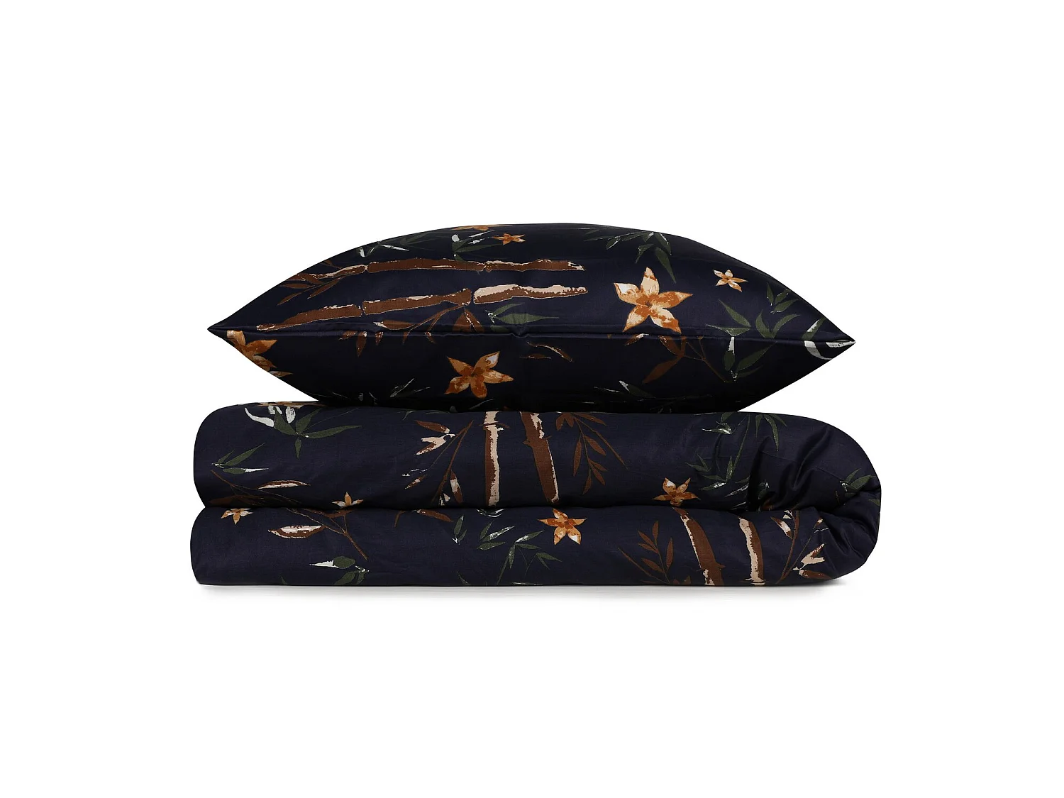 Parure de lit enfant "Bamboo" 100% satin de coton Imprimée floral