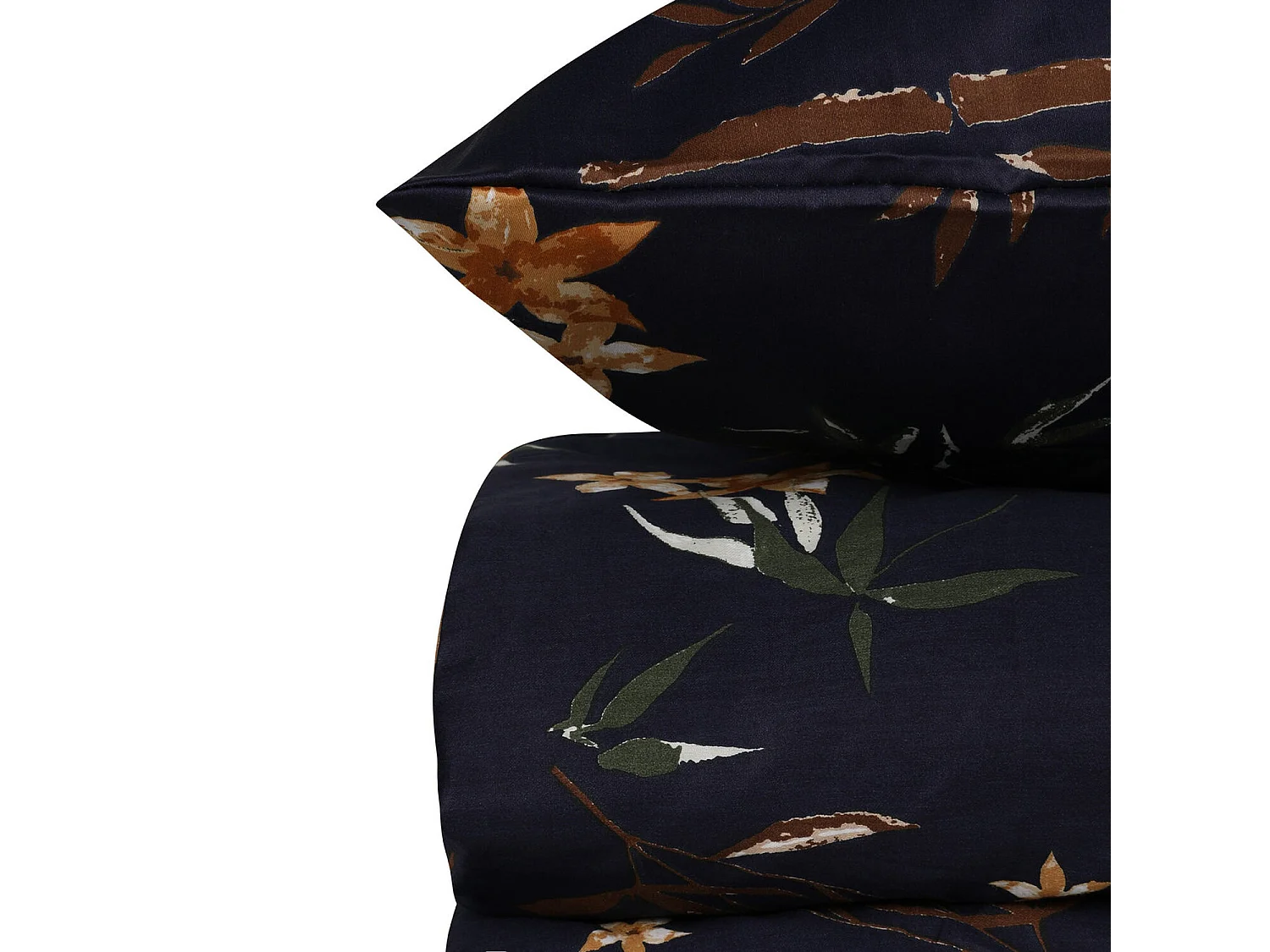 Parure de lit enfant "Bamboo" 100% satin de coton Imprimée floral