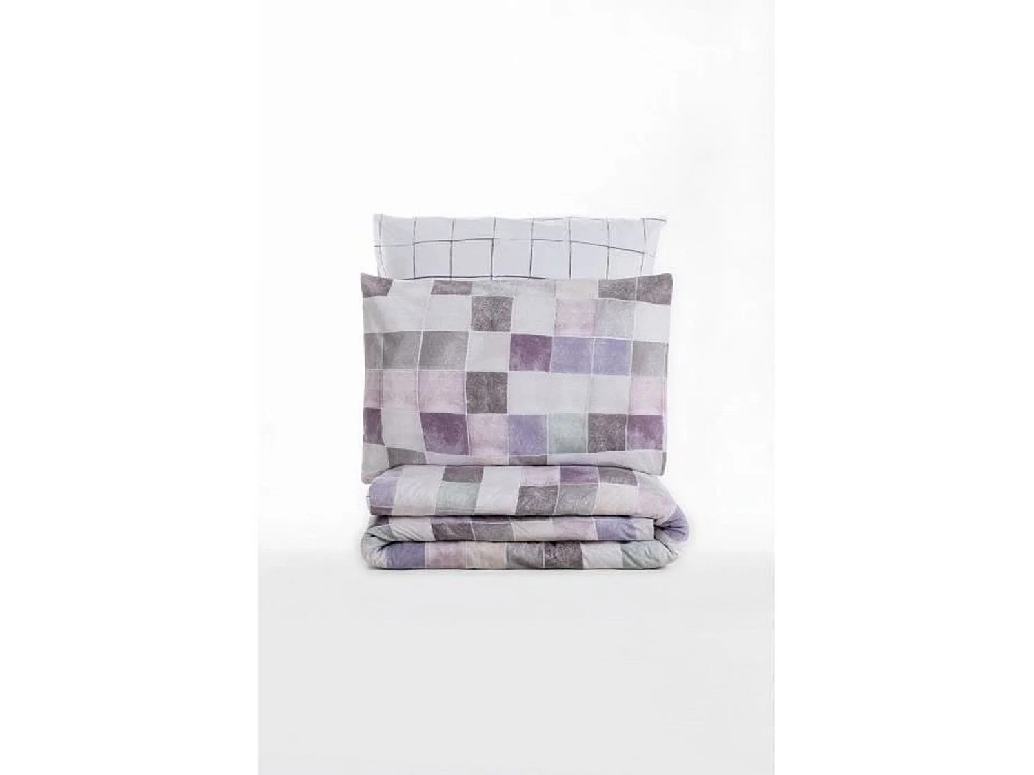 Parure de lit - housse de couette 220 x 240 + 2 taies d'oreiller 60 x 60 coton renforcé - Rose