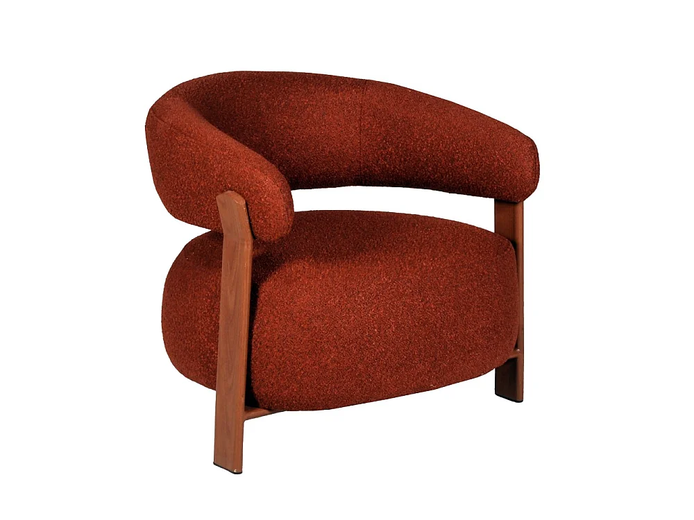 Fauteuil lounge BYRON, Terracotta