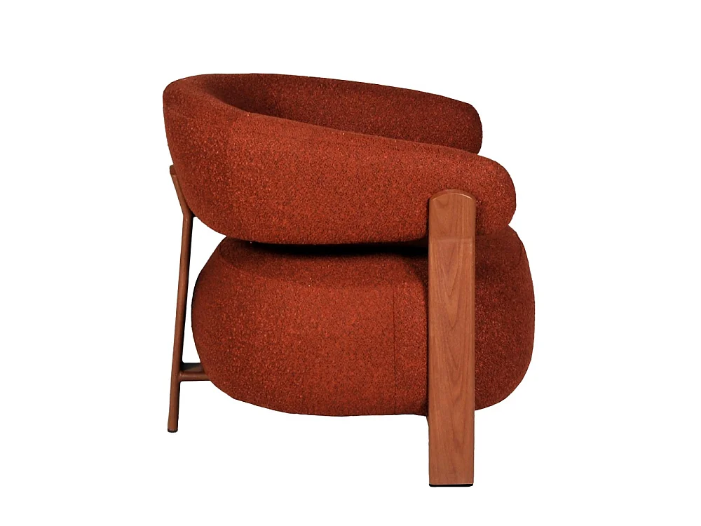 Fauteuil lounge BYRON, Terracotta
