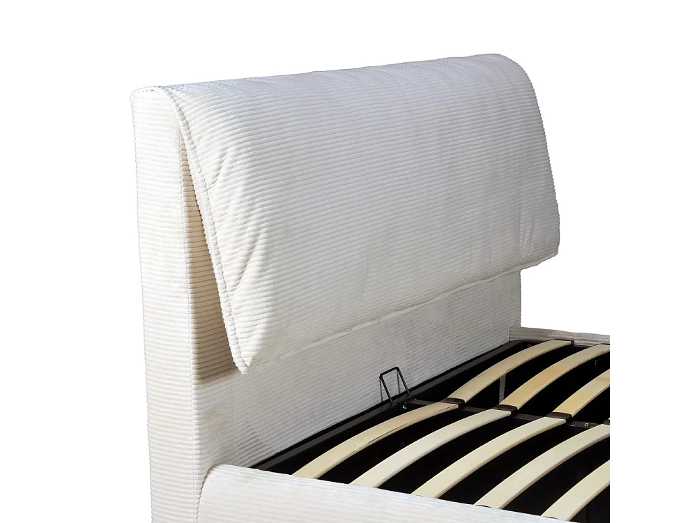 LIT COFFRE 140x190cm CORDOBA + 1 SOMMIER / BEIGE