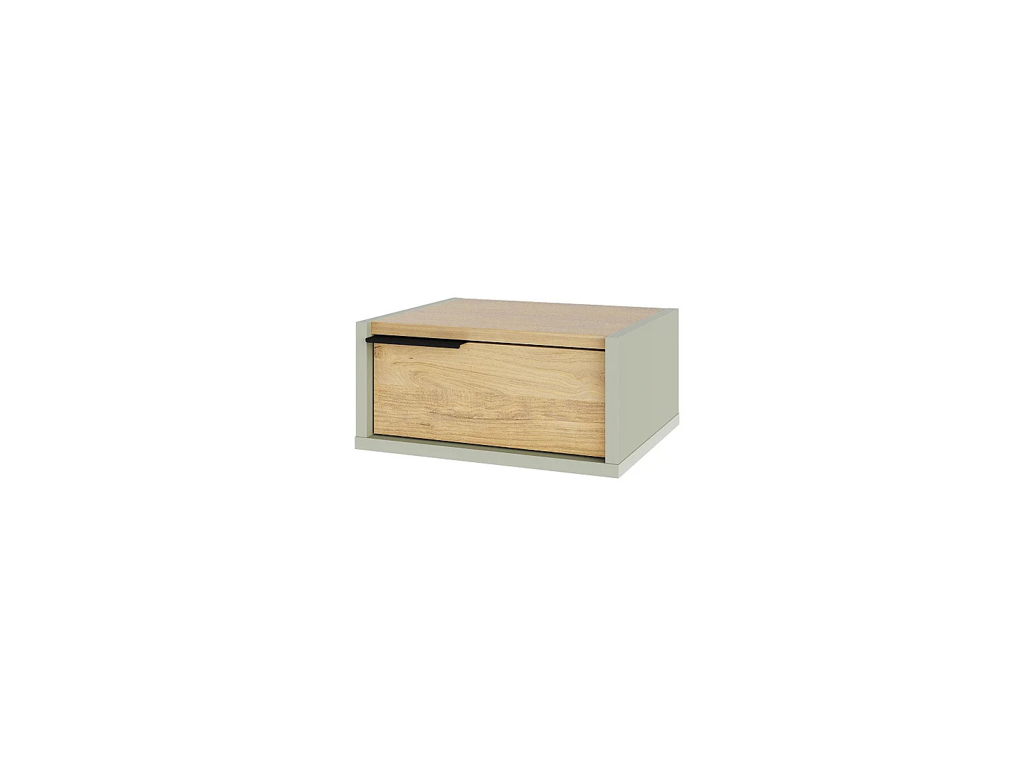 Eco Trä Nattduksbord - Väggmonterad Grön 40x30x19 cm