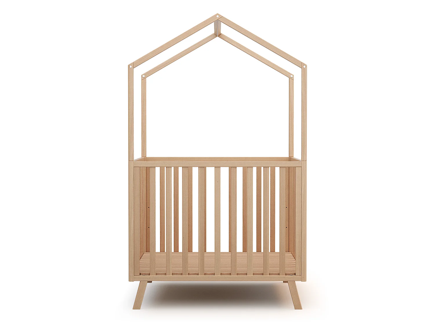 Omvormbare houten hut KASA in hout Beuken Gelakt 100 x 100 cm