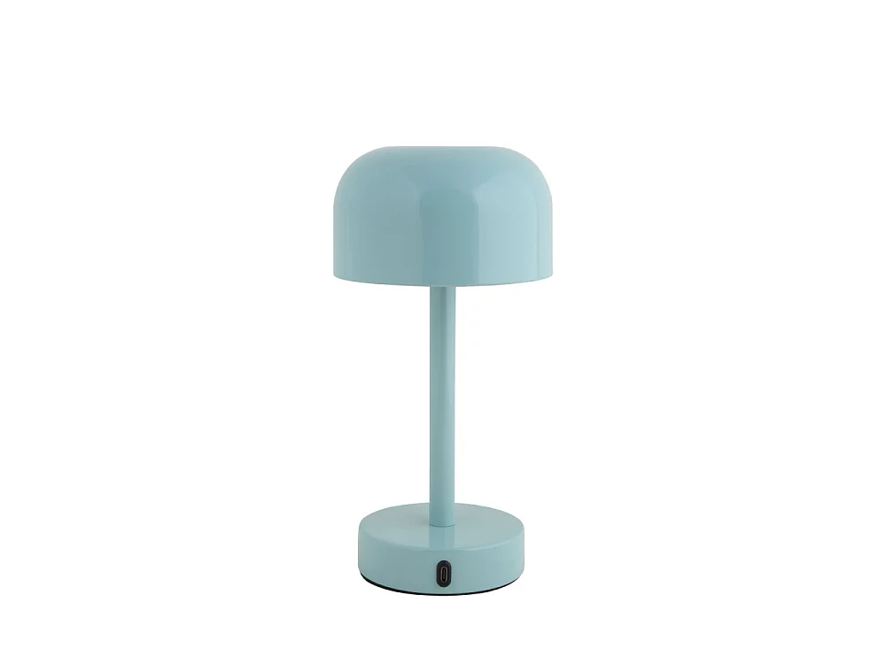 James - Lampe à poser LED sans fil rechargeable - Bleu pastel