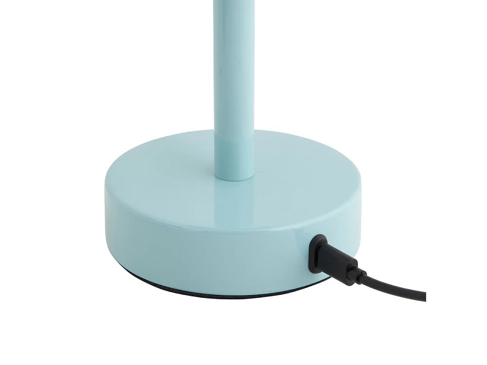 James - Lampe à poser LED sans fil rechargeable - Bleu pastel