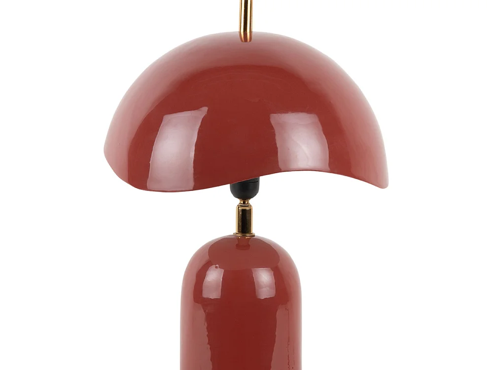 Querido - Lampe à poser en métal - Bordeaux