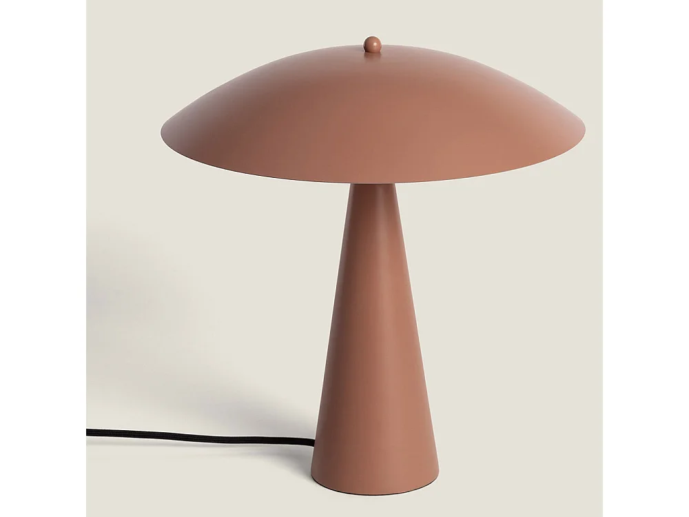 Ona - Lampe à poser en métal - Marron