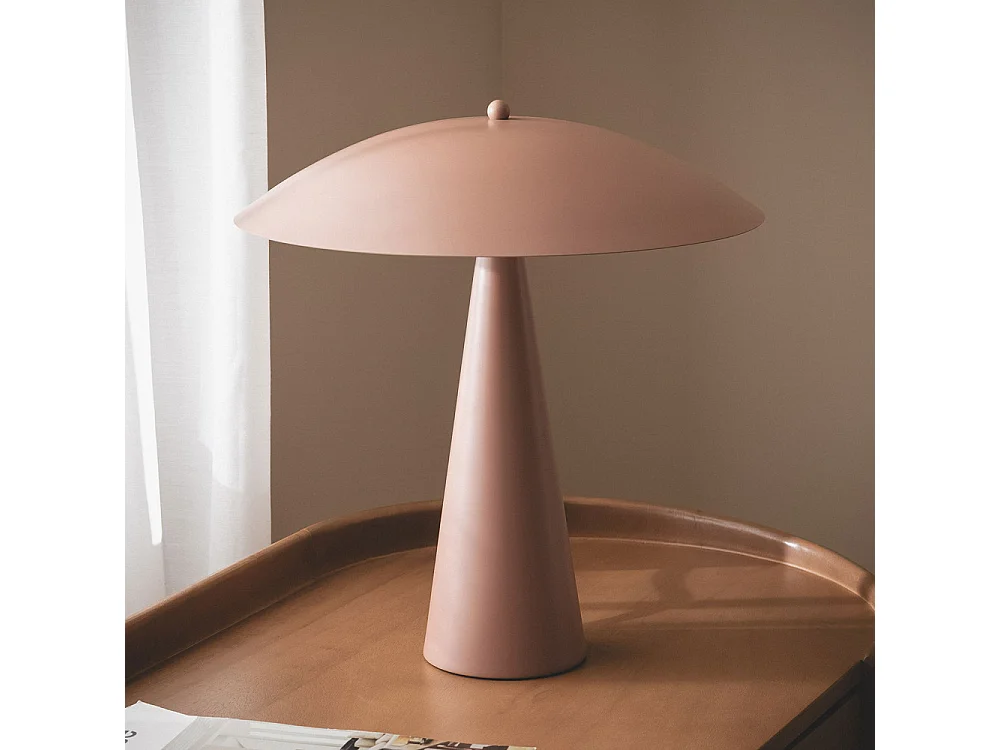 Ona - Lampe à poser en métal - Marron
