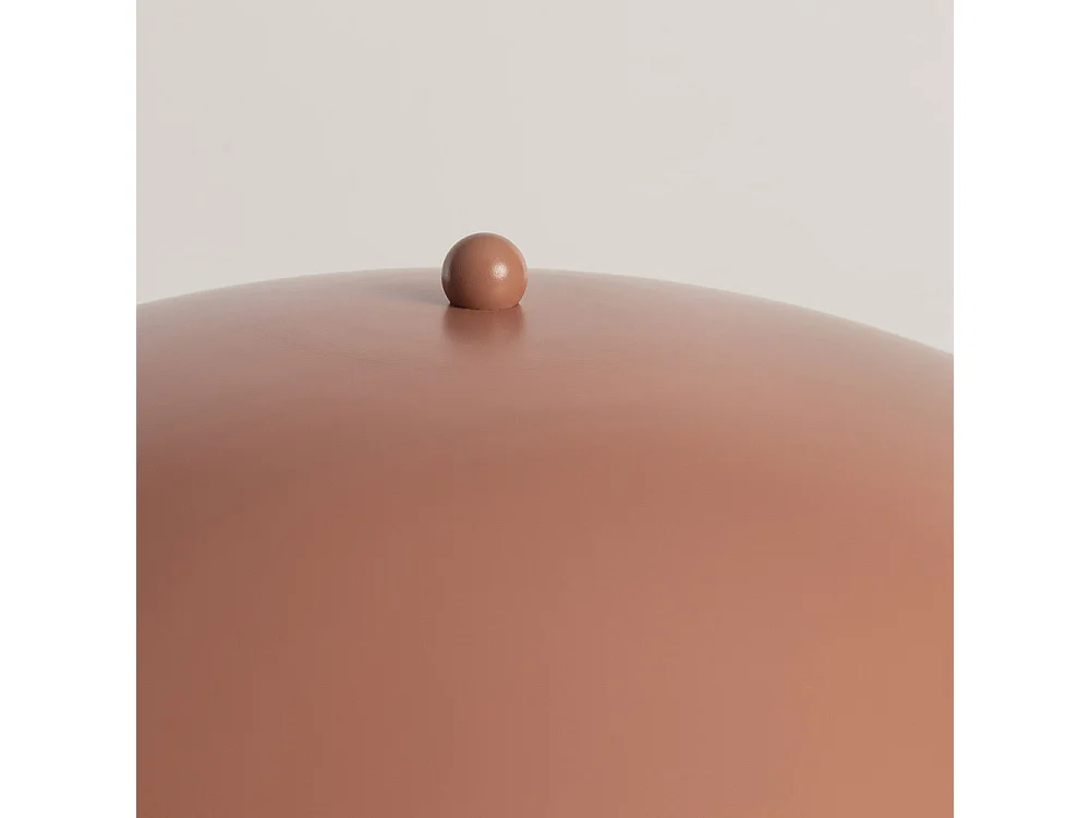 Ona - Lampe à poser en métal - Marron