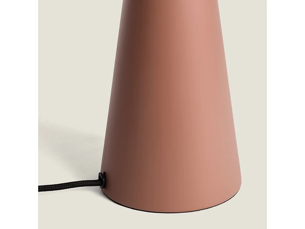 Ona - Lampe à poser en métal - Marron
