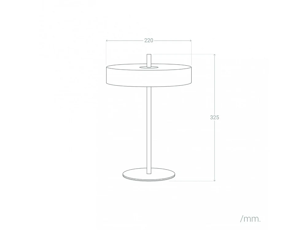 Aria - Lampe à poser en métal - Vert
