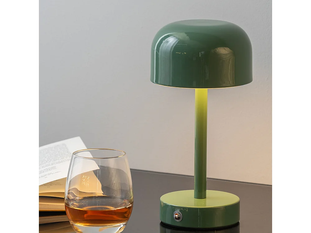 James - Lampe à poser LED sans fil rechargeable - Vert forêt